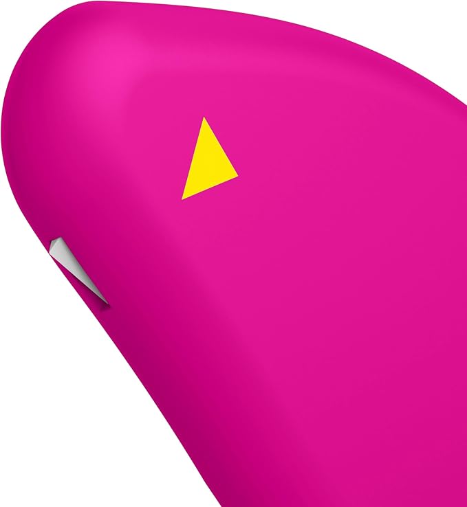 Slice Micro Safety Cutter | Safe Ceramic Box Cutter Lasting 11x Longer than Metal | Keychain Box Opener | 1 Pack | Fuchsia