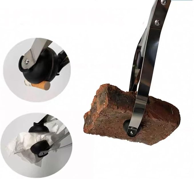 Grabber Reacher Tool 32 Inch Extra Long Steel Foldable Easy Pick Up Stick Strong Grip Trash Grabber Tool Anti-Slip Jaw Trash Claw- Pack of 2