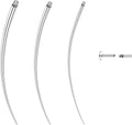 GEMQUEEN Piercing Taper Ball Grabber Tool for Changing Jewelry - 14G 16G 18G 20G Stainless Steel Flat Back Earrings Applicator Tool Threadless Insertion Pin Thread Body Piercing Kit for Ear Nose Lip