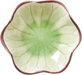 JAMEND CLXP Ice Cracking Leaf Jewelry Dish, Decorative Ring Holder Small Trinket Tray Bowl, Gifts for Daughter Mom Friends, Grass Green.