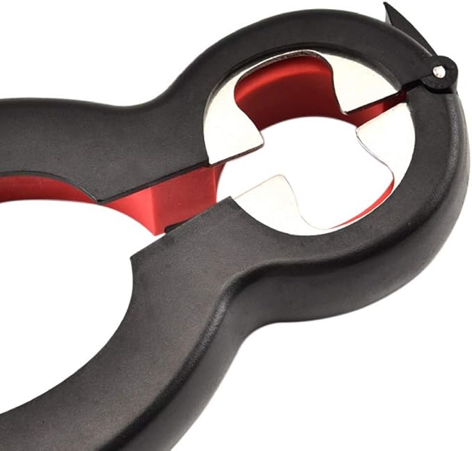 Medsuo Jar Opener 6 in 1 Multi Function Bottle Opener Manual Opener Get Lids Off Easily Portable Lid Twist Off Non-Slip for Weak Hands Seniors with Arthritis and Anyone with Low Strength