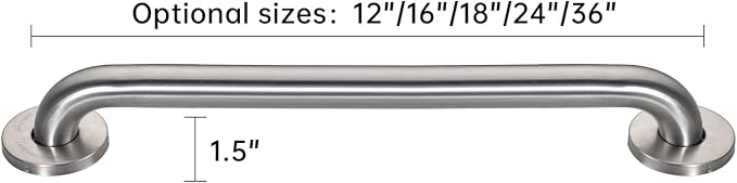 joyrain Shower Grab Bars for Seniors and Elderly-Wall Mounted Safety Rails for Bathroom Anti-Slip and Toilet Assistance Standing-Sturdy Grab Bars for Shower
