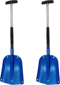 Michelin Ultra Compact 40" Folding Utility Snow Shovel for Car Emergency, Blue, Telescoping Handle, Collapsible, Lightweight, Winter Survival Gear, for SUV, Truck, Snowmobile, Camping - 2 Pack