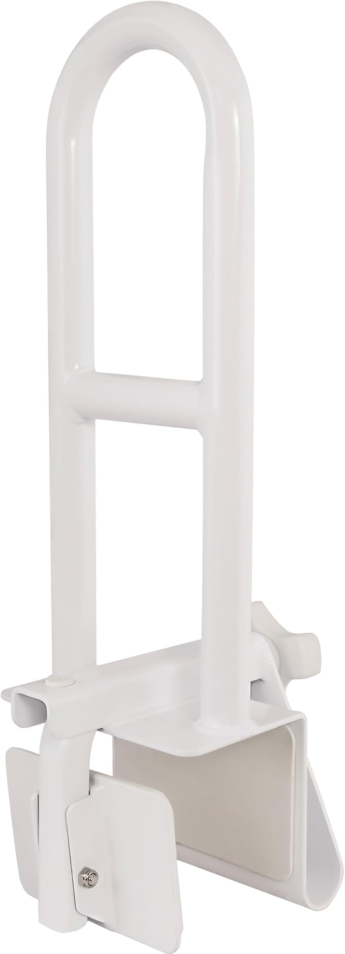 Vaunn Medical Secure Bathtub Safety Rail, ADA Compliant Shower Grab Bar Handle for Elderly and Disabled, Secure Locking Tub Clamp, 300 lbs