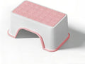 5 Inch Height Step Stool, 11.8" L x 7.5" W Toddler Step Stool, One Step Stools for Kids, Small Child Foot Stool for Bed, Bathroom, Toilet, Potty Training - Pink 11.8" L x 7.5" W x 5''H