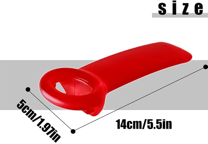 jar openers for seniors,Red jar opener for Elderly Children Women Weak Hands,Easy Grip bottle opener,Frosted Reds jar key,Plastic jar opener tool (2, Red)
