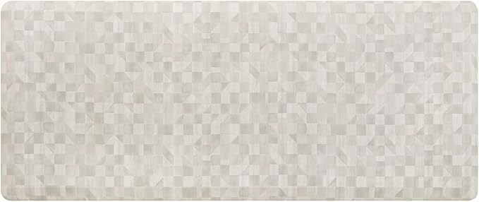 House of Noa Nama Standing Mat – Anti-Fatigue Kitchen Mats for Floor, Cushioned & Non-Slip Comfort Mat for Standing, Thick Foam Anti-Fatigue Mat for Kitchen & Workspaces, Georgia Clay 30" x 72"