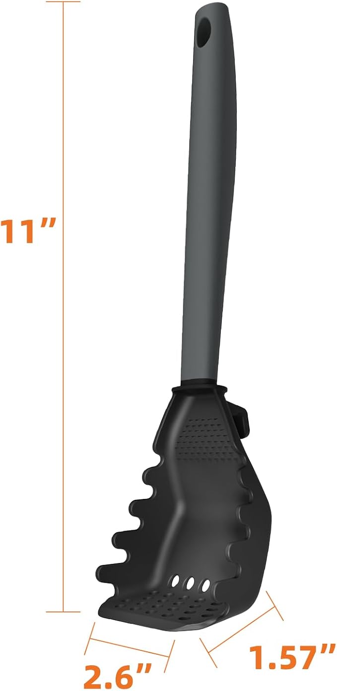 All-in-1 Multifunctional Kitchen Spoon | Egg Separator, Masher, Skimmer, Grinder & More | Heat-Resistant & Space-Saving Design
