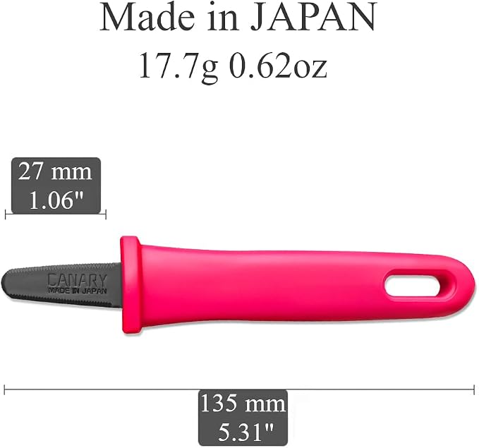 CANARY Box Opener Tool with Non-Stick Coated Blade 5" - Mini Package Opener Box Cutter Knife - Made in Japan, Pink