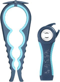 Jar Opener Bottle Opener and Ring Pull Can opener for Seniors, Arthritis Hands and Anyone with Low Strength, Arthritis Jar Openers Get Lids Off Easily