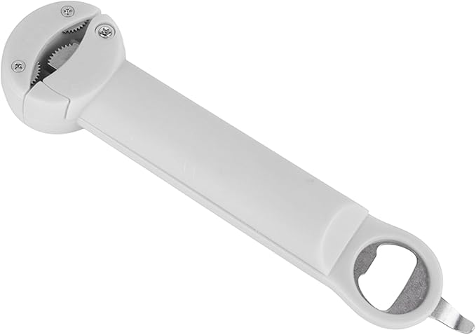 Retractable Stainless Steel Multifunctional Bottle Opener with Scientific Lever for Easy Jar Opening, for Families with Children, 5.0x21.0cm