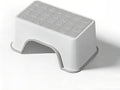 5 Inch Height Step Stool, 11.8" L x 7.5" W Toddler Step Stool, One Step Stools for Kids, Small Child Foot Stool for Bed, Bathroom, Toilet, Potty Training - Gray 11.8" L x 7.5" W x 5‘’H