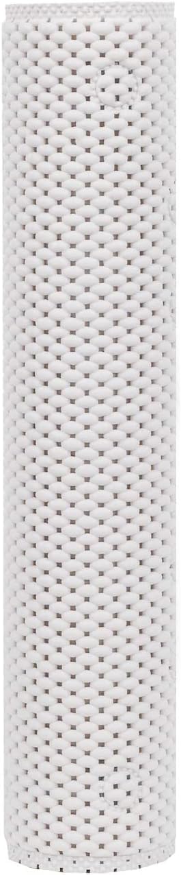 Duck Brand Clorox Cushioned Foam Bath Mat for Tubs, Non-Slip with Suction Cups, 17 Inches x 36 Inches, White (Pack of 4)