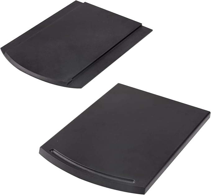 Bruvoalon Kitchen Appliance Sliding Tray, Slider for Coffee Pot, Coffee Maker, Toaster, KitchenAid Mixer, Blenders and Air Fryer, Coutertop with Rolling Wheels (2 Pack)