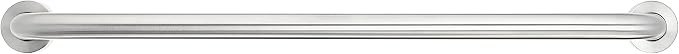 Amazon Basics Bathroom Handicap Safety Grab Bar, 42 Inch Length, 1.5 Inch Diameter, 500LBs Capacity, ADA Compliant, Stainless Steel