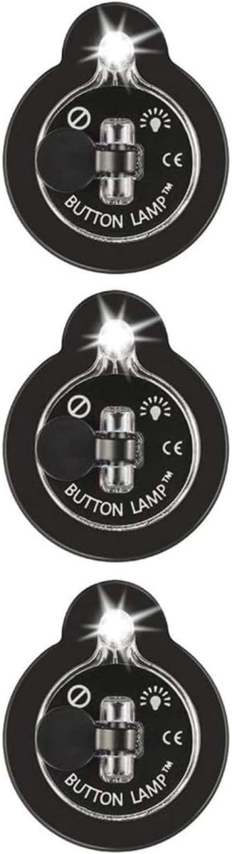 Panther Vision Button LAMP Adhesive LEDs Light Package - Lightweight, Ultra Small, Ultra Bright LED Utility Lights