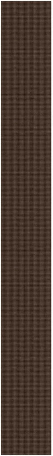 KOZYFLY Braided 2x20 Runners Rugs for Hallway, Extra Long Washable Runner Rug, Woven Non Slip Kitchen Runner, Cotton Entryway Rug, Floor Carpet for Entry, Aisle, Hall, Brown/Dark Brown