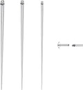 GEMQUEEN Piercing Taper Ball Grabber Tool for Changing Jewelry - 14G 16G 18G 20G Stainless Steel Flat Back Earrings Applicator Tool Threadless Insertion Pin Thread Body Piercing Kit for Ear Nose Lip