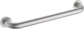 KIBI 18 Inch Stainless Steel Bathroom Safety Grab Bar | Curved Shaped Grab Bar for Bathtubs and Showers, Shower Safety Grab Bars for Seniors, Wall Mounted Anti-Slip Support (Brushed Nickel, KGB1018)