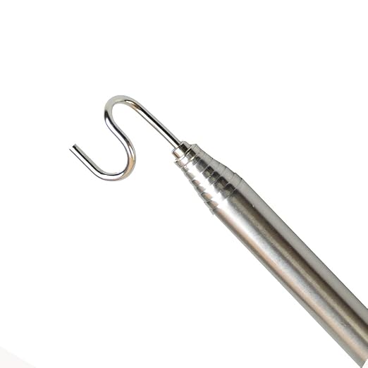 Pickup Grabber Telescopic Magnetic Pickup Tool with Hook Pick-Up Pole Wire Fish Stick Pocket extendable Magnet Pickup Tool (72")