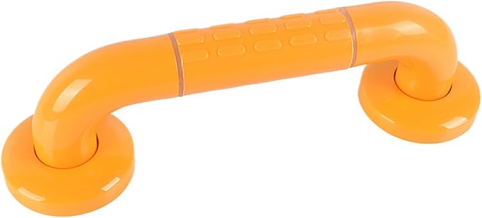 Bathroom Safety Grab Bar,Shower Grab Bars for tub and Shower, Heavy-Duty Shower Handle, Textured Grip,Removable Shower Grab Bars for Seniors and Seniors,Orange