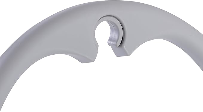 Bath Bliss Molded Shower Caddy | Bathroom Storage | Hangs Over Shower Head | 6 Accessory Hooks | Holds Razors | Washcloths | Accessories | Suction Cup Stability | Grey