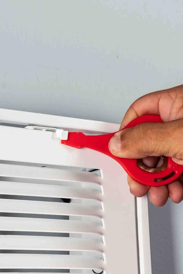 Jokari Universal Easy Open Multi Tool Pry Accessory for Drinks, Paint Cans, Household Fixtures and More. Durable Plastic Gadget Wedges, Pries and Opens Stuck Home Air Filter Covers, Lids or Latches