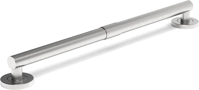 ADA Compliant Grab Bar,500lbs Weight Support for Bath Safety (24 inch, Brushed Nickel)