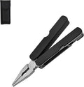 Multifunctional Folding Pliers, Practical and Portable, Screwdriver, Can Opener, Scale, File, Multi-Tool Combination (Black)