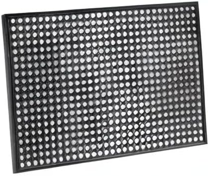Yesland Rubber Door Mat 36 x 24 Inches, Durable Restaurant Kitchen Non-Slip Bar Drainage Utility Floor Mat, Ideal Entry Way Doormat for Home and Garden & Indoor Outdoor Wet Area