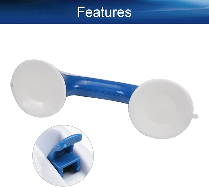 Suction Shower Grab Grip Bar Shower Handle & Bathroom Bathtub Handle, Heavy Duty Safety Grab Bar Non Slip, 1Pcs