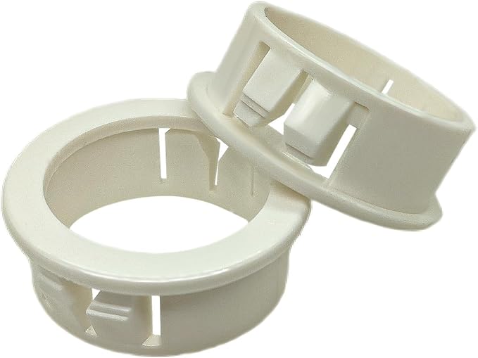 SB1.093-14 Shower Grab Handle Bushing Lasco snap Bushing, Compatible with HEYCO Lasco Shower Gripper (7/8 inch Rod and 1+1/8 inch Hole) 2 Pack