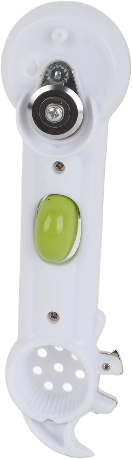 6in1 MultiPurpose Kitchen Opener Set, Jar can and Bottle Opener with Grip Handle Include Corkscrew and Rubber Gripper