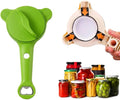 Essential Kitchen Gadgets 4-in-1 Jar Opener, Seniors and Women, Easy Bottle Opener for Weak Hands, Handy Lid Gripper Tool