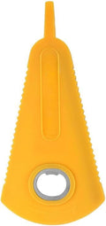 Adjustable Bottle Opener for Tight Lids, Multi-Function Lid Remover for Jars and Cans, Non-Slip Manual Jar Opener, Kitchen Tool for Stuck Lids, 7.64"x3.54"x0.79" (Yellow)