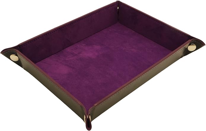 Valet Organizer - Catchall Tray for Jewelry, Wallets, Watches, Keys, Coins, Phones, Glasses - Perfect for Nightstand, Desk, Entryway