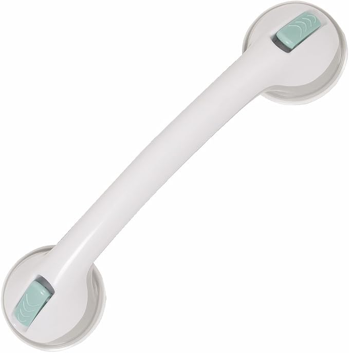 PCP Suction Grip Bathtub and Shower Safety Handle, White, 16 Inch