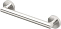 Gatco 970 Glam Shower Grab Bar, 12 Inch, ADA Compliant Stainless Steel, Satin Nickel, Wall Mounted Bathroom Handrail