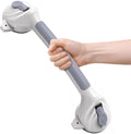 Roylvan Grab Bars for Bathtub and Shower, 1 Pack Shower Handle with Strong Suction Cups, 16.8 Inch Bathroom Grab Bars for Seniors, Removable Shower Safety Handrail for Elderly, Drill Free, Waterproof