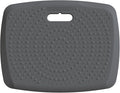 3/4 inch Anti Fatigue Comfort Standing Mat, Portable Office Standing Desk Pad, Non Slip Kitchen Mat, Built-in Handle with Massage Points Comfort Floor Mat (Gray, 17" x 22")