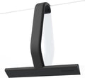 dancemoon JustHang Shower Squeegee for Glass Doors, All-One-Piece Award-Winning Silicone Squeegee with Built-in Hook for Bathroom, Window, Mirror, Tile Wall,Car, Streak-Free Cleaner Tool,10-Inch Black