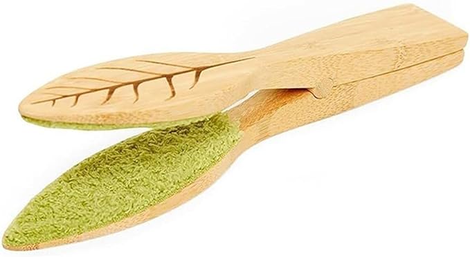 Plant Leaf Cleaning Tongs, Portable House Plant Leaf Cleaning Tongs, Household Cleaning Tools Garden Tools, Cleans Both Sides of Leaves, Dust Removal for Indoor Outdoor