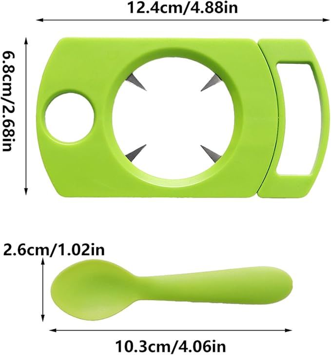 Passion Fruit Opener - Stainless Steel Ergonomic Kitchen Gadget - Mangosteen Cutter - for Home Restaurant Party Gathering Picnic
