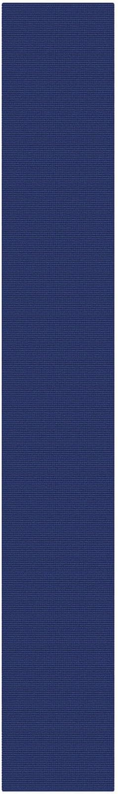 KOZYFLY Cotton 2x14 Runners Rugs for Hallway, Long Washable Runner Rug, Woven Non Slip Kitchen Runner, Flatweave Entryway Rug, Floor Carpet for Entry, Aisle, Hall, Royal Blue/Navy