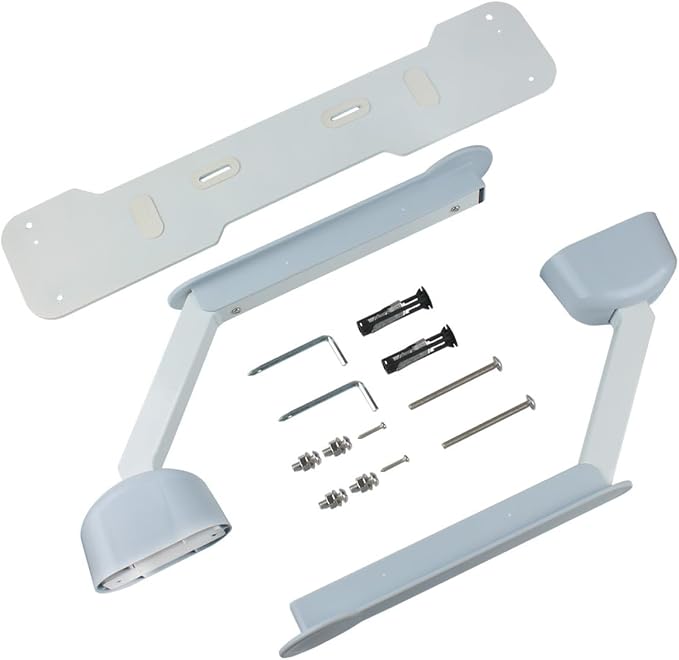 Toilet Handles for Seniors, Toilet seat Safety Frames & Rails Assist for Elderly sit to Stand, Toilet Handicap Rails with arms Toilet Grab Bars for Seniors No Legs Easy Install