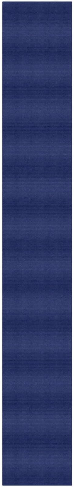 KOZYFLY Braided 2.5'x18' Runners Rugs for Hallway, Extra Long Washable Runner Rug, Woven Non Slip Kitchen Runner, Cotton Entryway Rug, Floor Carpet for Entry, Aisle, Hall, Royal Blue/Navy