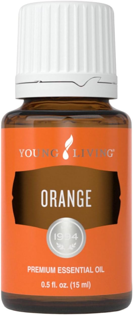 Young Living Orange Essential Oil, 15 ml – Bright Citrus Aroma for Diffuser, Topical Use & DIY Blends | Fresh, Uplifting Scent | Carefully Crafted with Seed to Seal Commitment