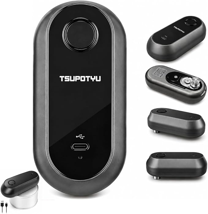 Rechargeable Auto Electric Can Opener, USB Charging, Smart Single-Touch Automatic Can Opener, Hands Free, Auto Stop, Smooth Edge, Perfect for Seniors,Women Men at Home, and Travel