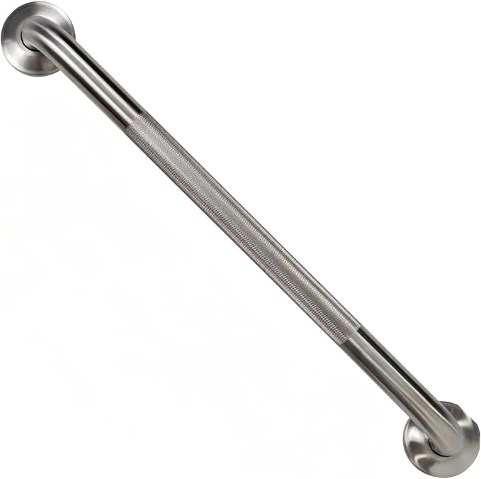Vive Shower Bars for Elderly - Grab Bar Bathroom Antislip Handrail for Seniors, Elderly Assistance Product, Heavy Duty Shower Handles, Handicap, Stainless Steel, Multipurpose, 440 lbs