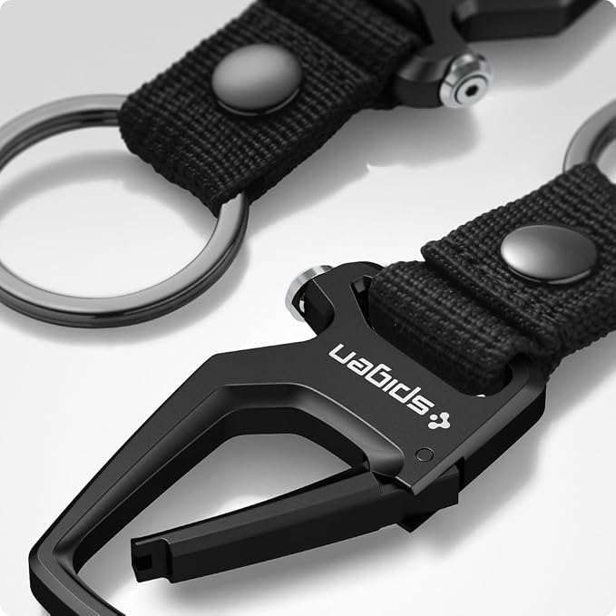 Spigen Life Carabiner Key Ring Clip, Car Keychain Clip, Bottle Opener Key Chain Ring for Men and Women